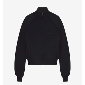 NWOT Nike‎ Skims Matte Tricot Womens Track Jacket Black Size Extra Small
